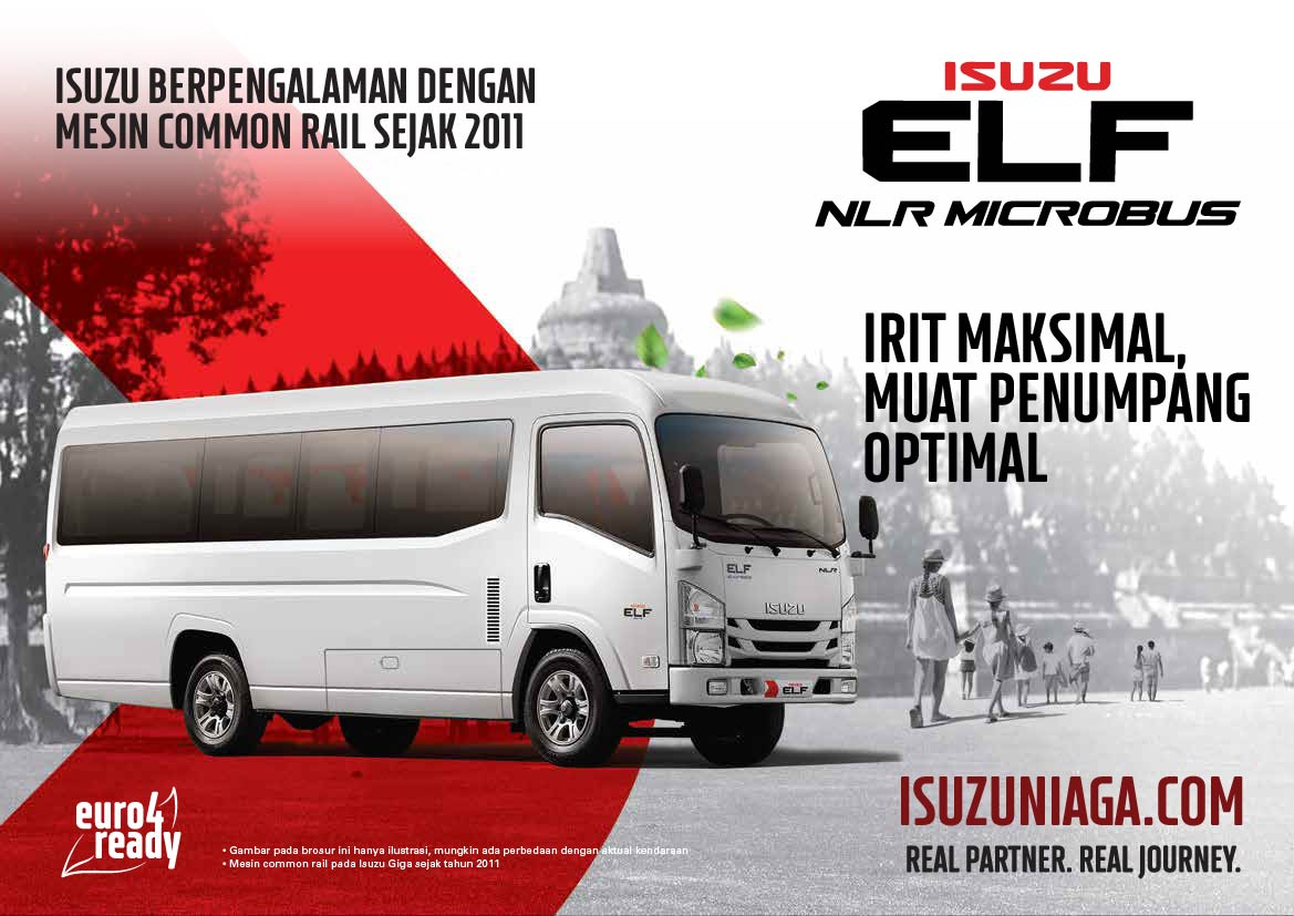 Isuzu ELF NLR Microbus 16 Seat dan 19 Seat