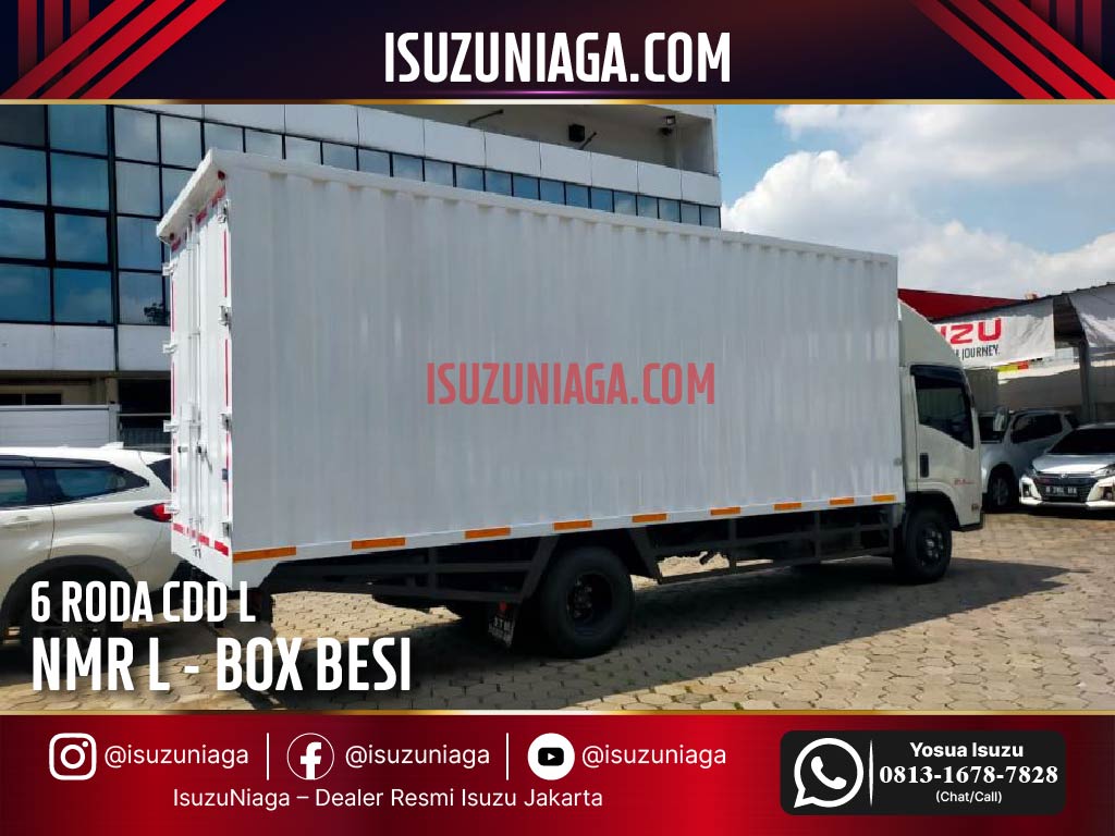 Isuzu NMR L Box Besi CDD L 6 Roda