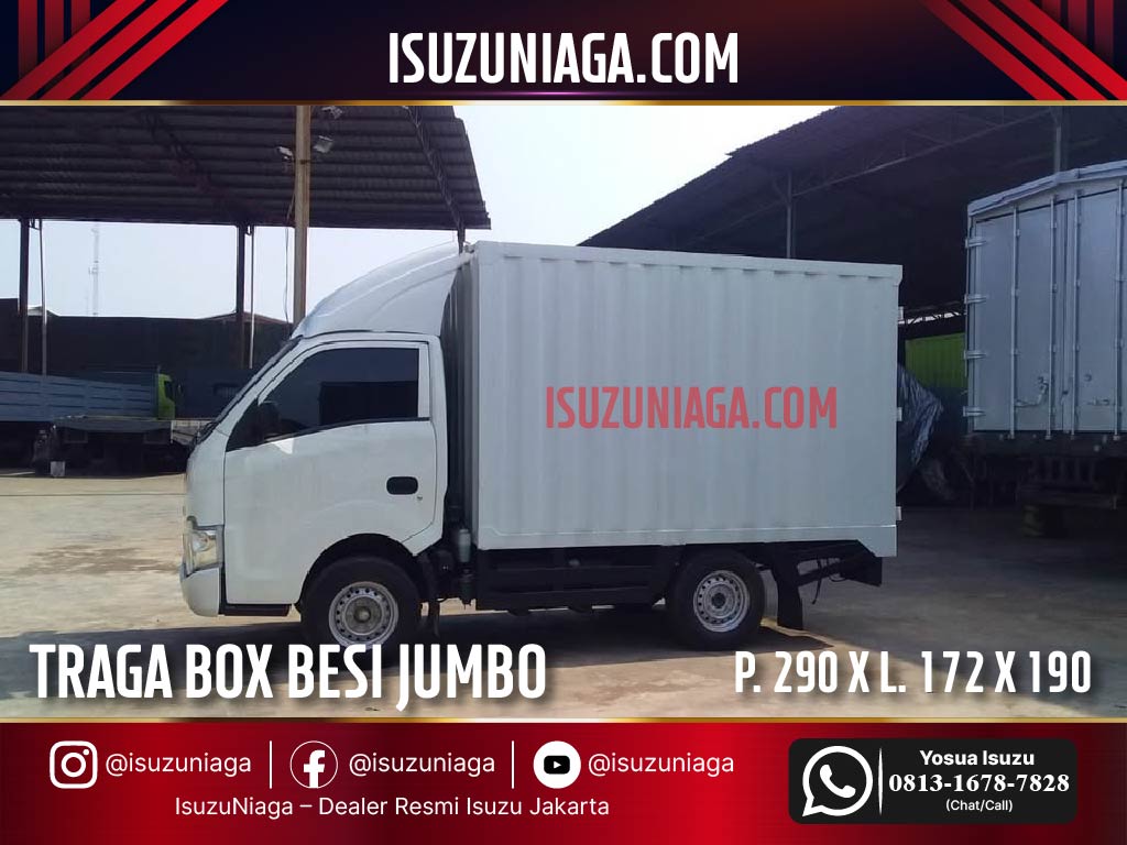 Isuzu Traga Box Besi Jumbo Baru