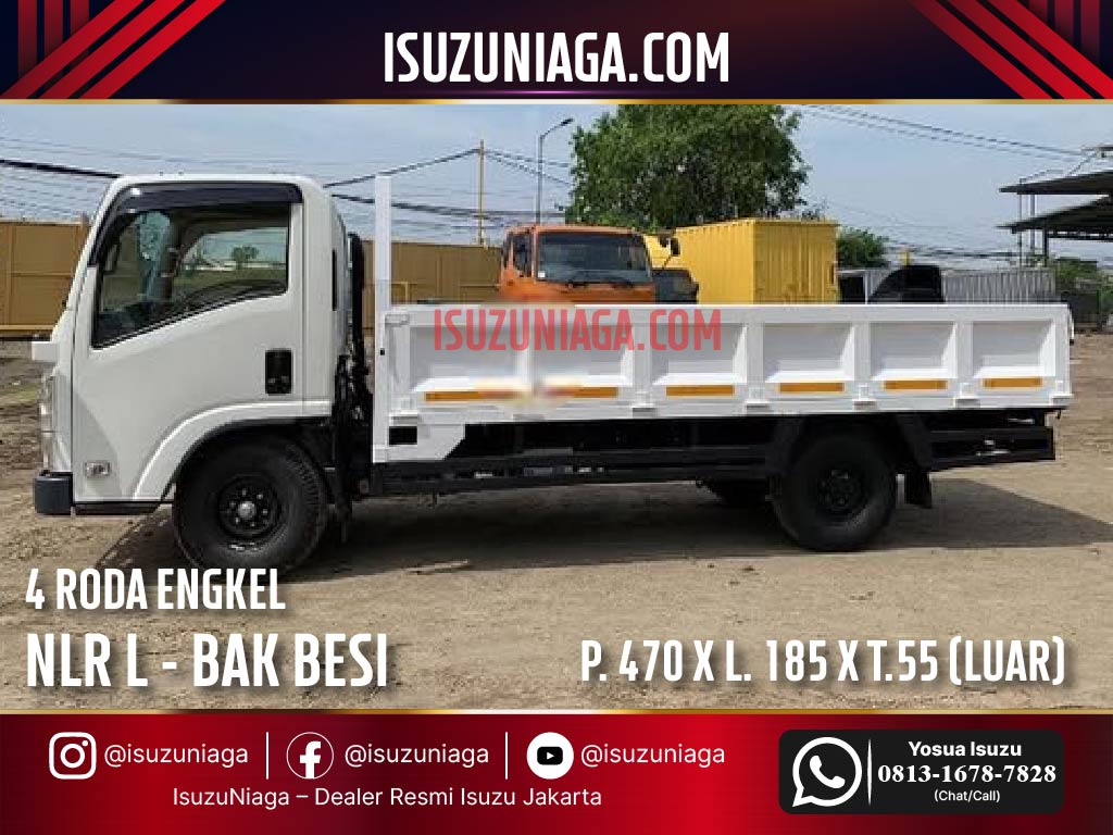 Contoh foto Isuzu ELF NLR Long Bak Besi (Engkel 4 Ban)