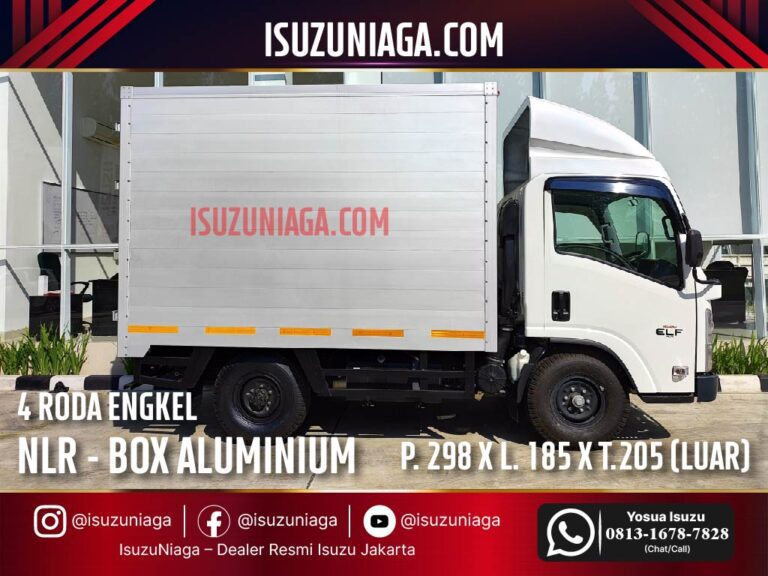 Isuzu NLR Short Box Aluminium ideal distribusi FMCG e-commerce
