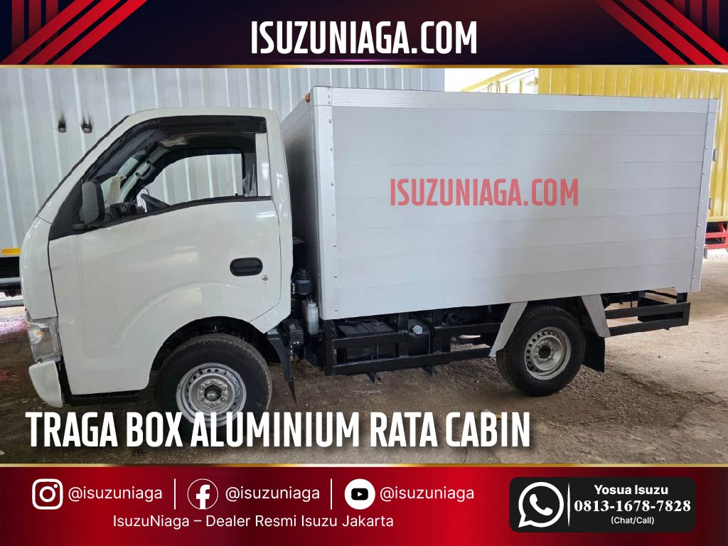 Isuzu Traga Box Aluminium Rata Cabin