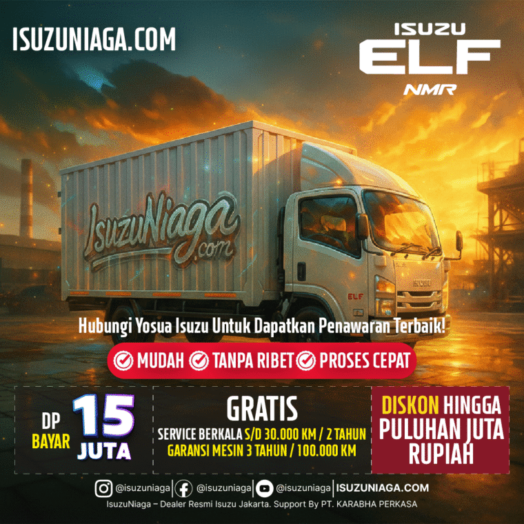 Promo Isuzu ELF NMR L (CDD Long) Box Isuzu Niaga Jakarta