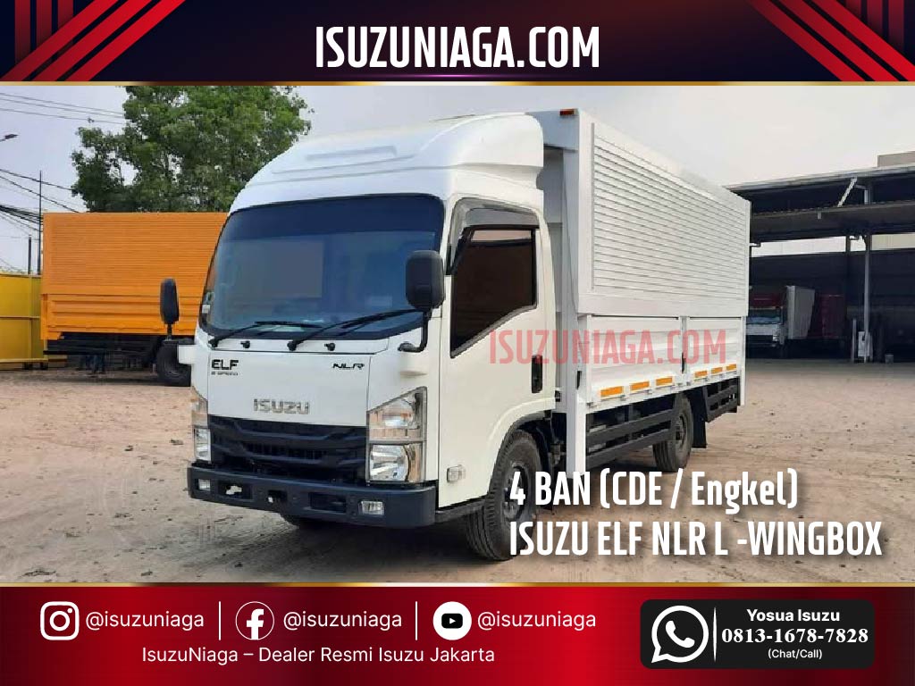 ISUZU ELF NLR L WINGBOX