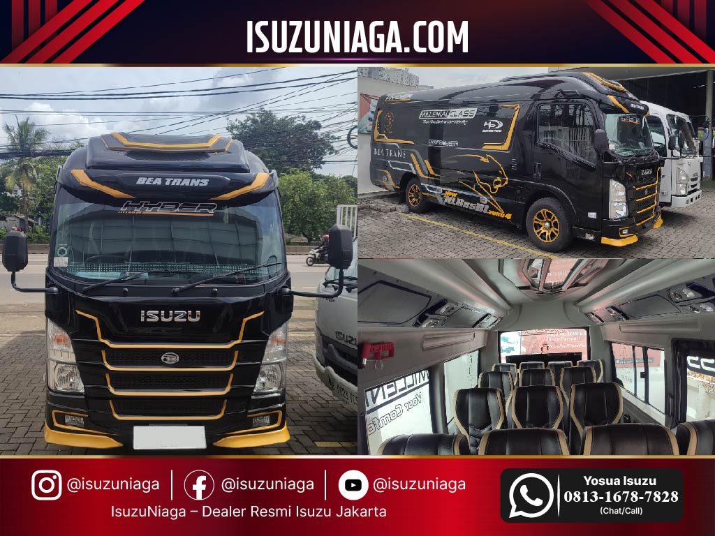 Promo Isuzu ELF Microbus Baru - DP Ringan & Diskon Besar ISUZU NLR BL MICROBUS 20 SEAT DELUXE HARTONO PUTRA