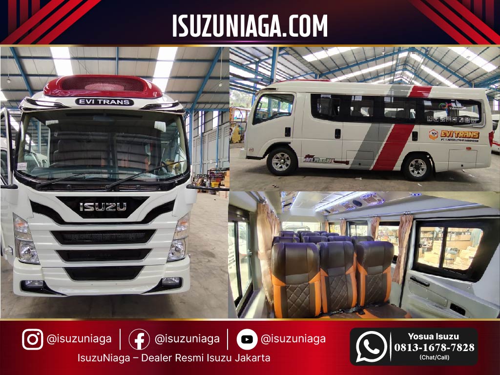 Promo Isuzu ELF Microbus Baru - DP Ringan & Diskon Besar ISUZU NLR BL MICROBUS 20 SEAT DELUXE LIELING