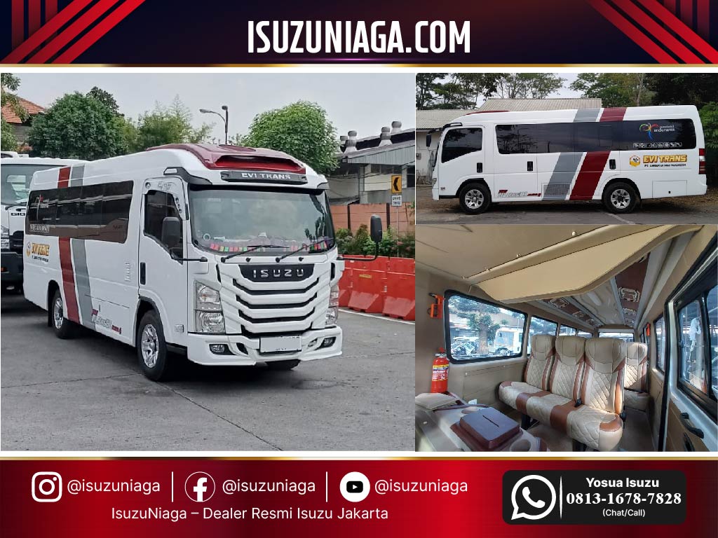 Promo Isuzu ELF Microbus Baru - DP Ringan & Diskon Besar ISUZU NLR BL MICROBUS 20 SEAT DELUXE SANGGAR KARYA