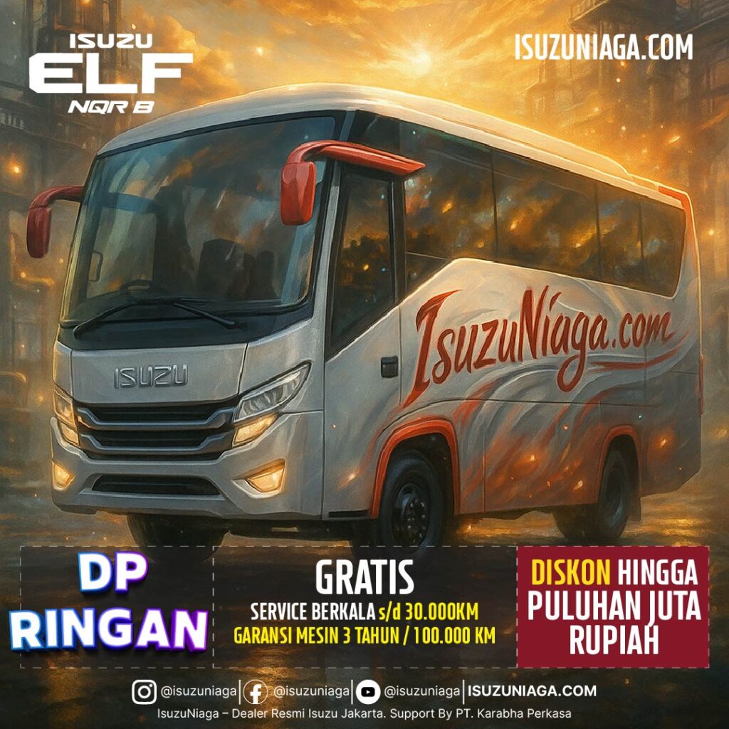 Dealer Resmi Isuzu Jakarta PROMO ISUZU NQR B MEDIUM BUS ISUZUNIAGA