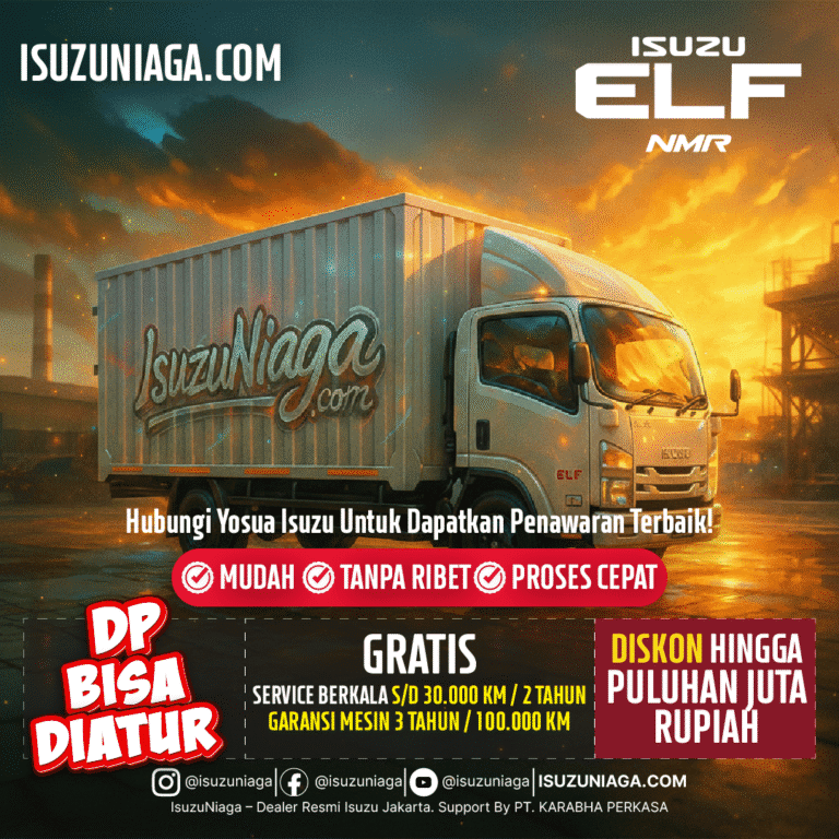 Promo Isuzu NMR (CDD) 2025 - Harga Spesial & Diskon Terbaik Promo Isuzu ELF NMR L (CDD Long) Box Isuzu Niaga Jakarta