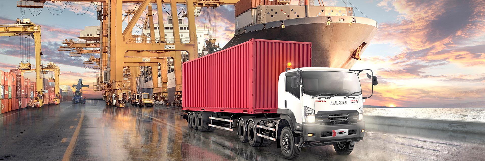Isuzu FTR trucking konstruksi right-sizing armada