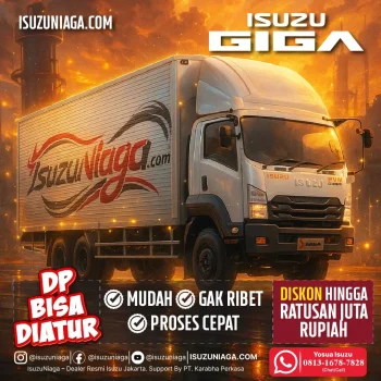 Promo Isuzu GIGA 2026 - DP Ringan, Diskon Besar & Harga Terbaik